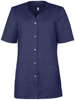 LE-08-2142 Damenkasack in 3 Farben Gewebe aus recyceltem Polyester