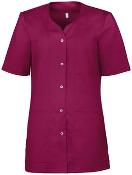 LE-08-2142 Damenkasack in 3 Farben Gewebe aus recyceltem Polyester