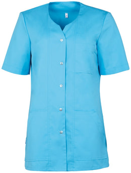 LE-08-2142 Damenkasack in 3 Farben Gewebe aus recyceltem Polyester