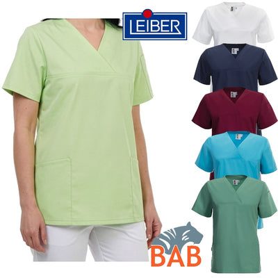 LE-08-2251 Damen Schlupfkasack Industriewäsche geeignet TENCEL™