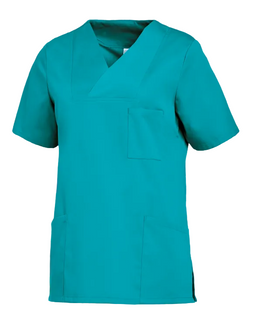 LE-SOPO-08-2732-05 Damen Schlupfkasack hellblau, ozeanblau, aqua, petrol Gr. XL