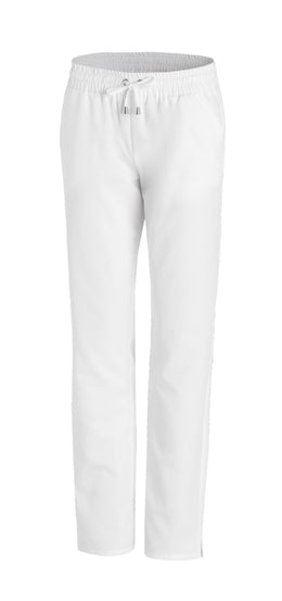 LE-08-7550-01 Damenhose mit Rundumgummibund in weiss