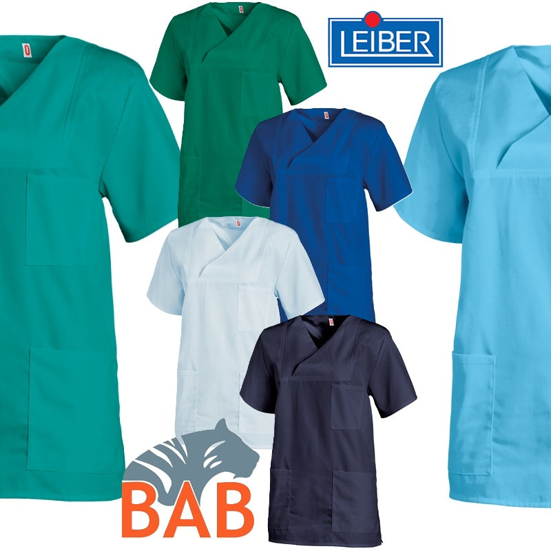 LE-08-769 OP-Kasack in marine, hellblau, royal, grün, petrol, türkis