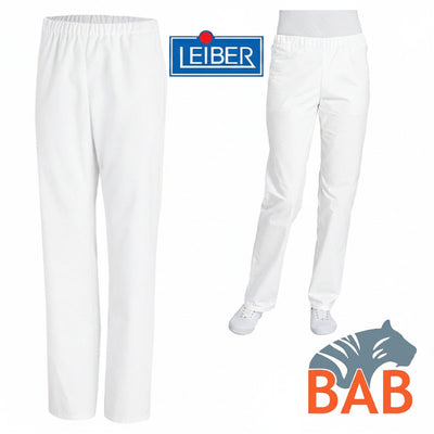 LE-08-780 Leiber OP-Hose in weiß - autoklavierbar