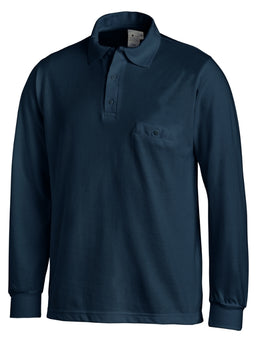 LE-08-841 Poloshirt Leiber langarm Polo-Pique-Shirt