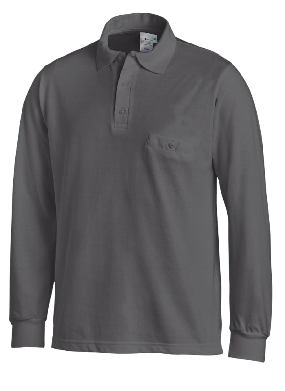 LE-08-841 Poloshirt Leiber langarm Polo-Pique-Shirt