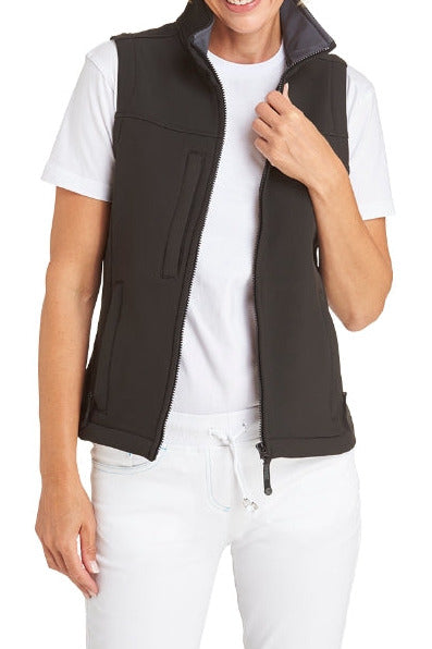 LE-10-1045 Damen-Softshellweste winddicht, dauerhaft wasserabweisend