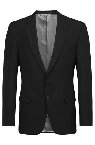 Greiff Premium 1141 Herren-Sakko, Slim Fit, schwarz, anthrazit, marine
