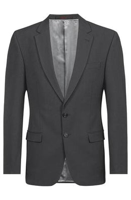 Greiff Premium 1141 Herren-Sakko, Slim Fit, schwarz, anthrazit, marine