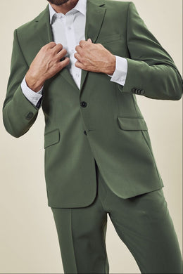Greiff Premium 1142 Herren Sakko, Regular Fit, 0liv