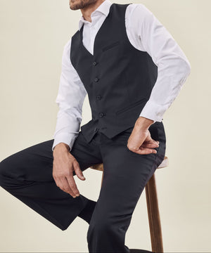 Greiff Basic 1225 Herren Weste, Regular Fit