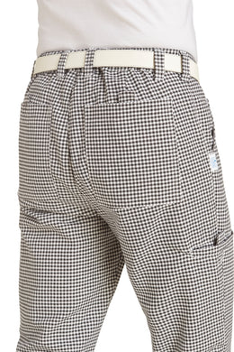 LE-12-7460-25 Kochhose mit eingelassenen Schenkeltaschen pepita