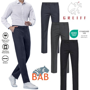 Greiff Basic 1324 Herrenhose, Regular Fit