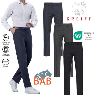 Greiff Basic 1324 Herrenhose, Regular Fit