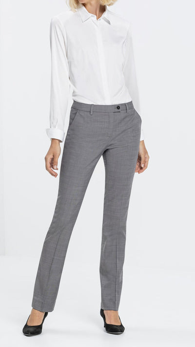 Greiff MODERN 1356 Damenhose Regular Fit schwarz, dunkelblau. hellgrau