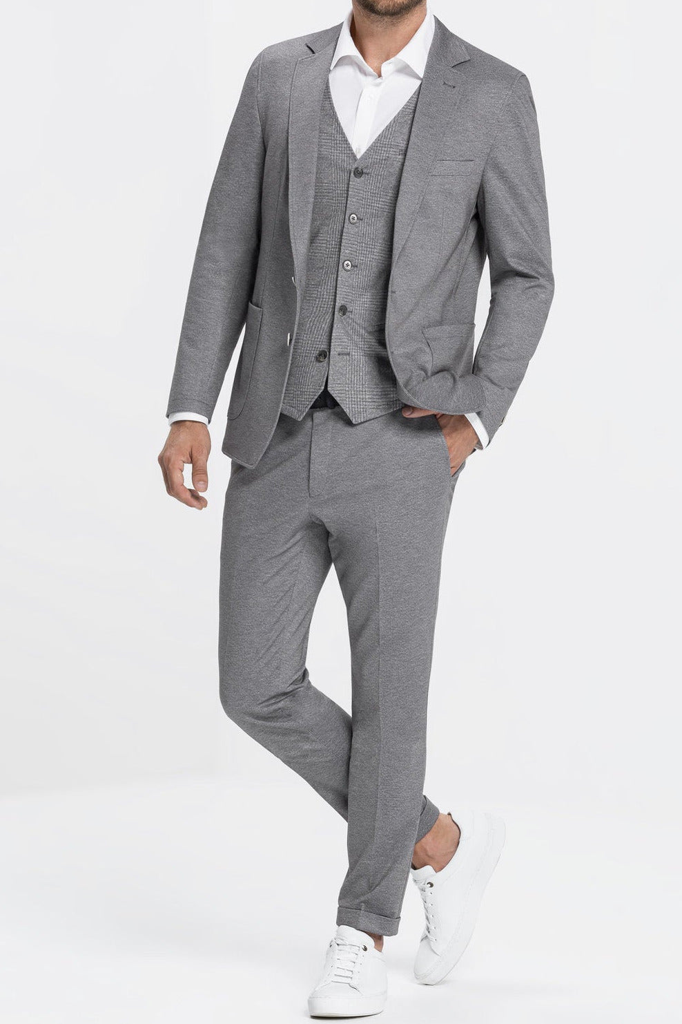 Greiff Casual 1365 Herren Jerseyhose Stretch Regular Fit