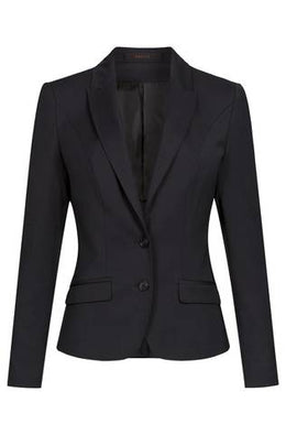 Greiff Modern 1426 Damen-Blazer Slim Fit,  schwarz, hellgrau, dunkelblau