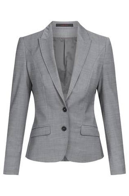 Greiff Modern 1426 Damen-Blazer Slim Fit,  schwarz, hellgrau, dunkelblau