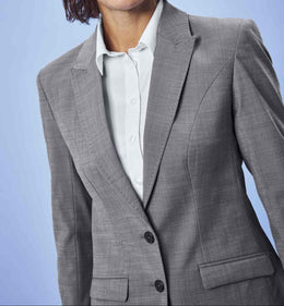 Greiff Modern 1426 Damen-Blazer Slim Fit,  schwarz, hellgrau, dunkelblau
