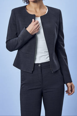 Greiff Modern 1427 Damen Kurzblazer Slim Fit , pinpoint