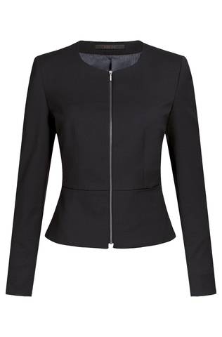 Greiff Modern 1427 Damen-Kurzblazer  Slim Fit, schwarz, hellgrau, dunkelblau