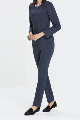 Greiff Modern 1429 Damen Blazer Regular Fit , pinpoint mit Reißverschluss