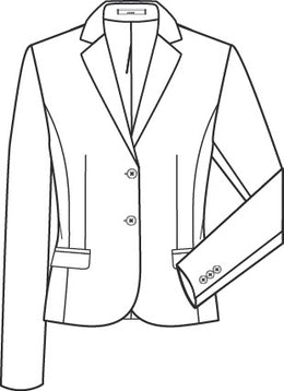 Greiff Basic 1434 Damen-Blazer, Slim Fit