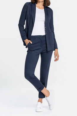 Greiff Casual 1449 Jersey-Damen Blazer, Regular Fit, glencheck
