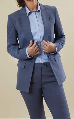 Greiff Modern 1451 Damen Langblazer Regular Fit, pinpoint