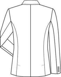 Greiff Modern 1451 Damen Langblazer Regular Fit, schwarz, dunkelblau, hellgrau