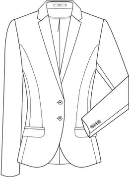Greiff Premium 1452 Damen Blazer Slim Fit