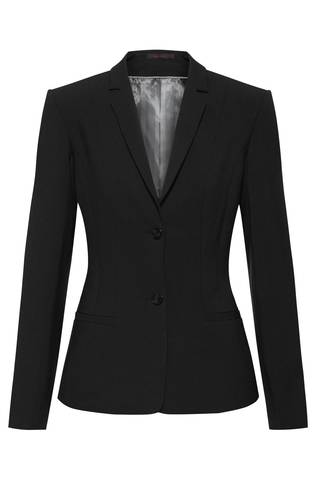 Greiff Premium 1454 Damen-Blazer, Regular Fit, schwarz, anthrazit, marine