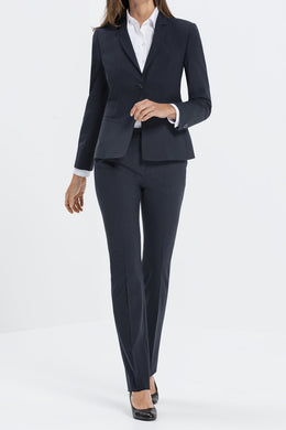 Greiff Premium 1454 Damen-Blazer, Regular Fit, schwarz, anthrazit, marine