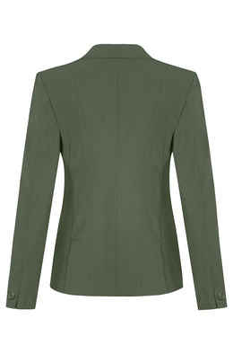 Greiff Premium 1454 Damen-Blazer, Regular Fit, oliv