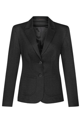 Greiff Casual 1460 Jersey-Damen Kurzblazer, Regular Fit, meliert