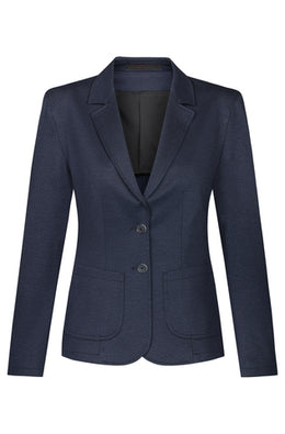 Greiff Casual 1460 Jersey-Damen Kurzblazer, Regular Fit, meliert
