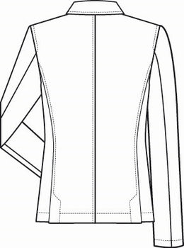 Greiff Casual 1460 Jersey-Damen Kurzblazer, Regular Fit, meliert