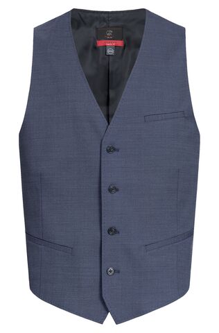 Greiff Modern 1614 Herren Weste Regular Fit, Stretch, pinpoint