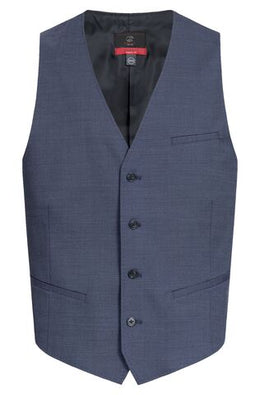 Greiff Modern 1614 Herren Weste Regular Fit, Stretch, pinpoint