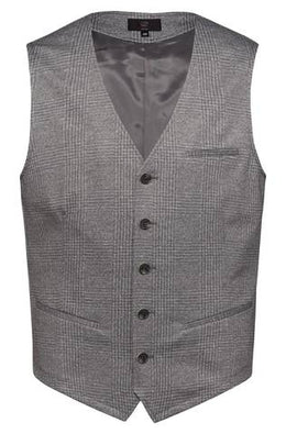 Greiff Casual 1631 Herren Jerseyweste glencheck Regular Fit