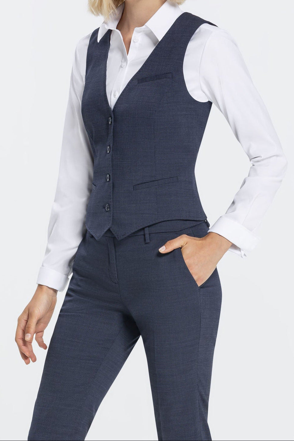 Greiff  Modern 17141 Damen Weste, pinpoint