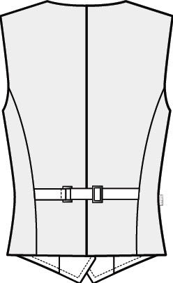Greiff Service 1715 Damen Weste fischgrät taupe Regular Fit