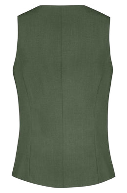 Greiff Premium 1721 Damen Weste, Regular Fit , oliv