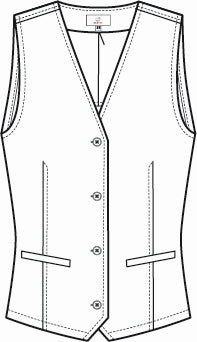Greiff Casual 1722 Damen-Jerseyweste meliert Regular Fit