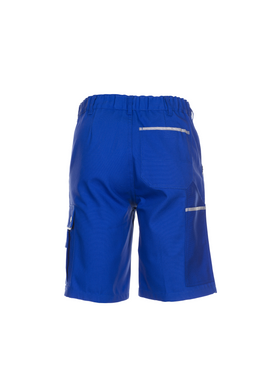 Planam Canvas Arbeitsshorts weiss schwarz kornblau