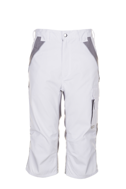 SOPO Plaline Arbeitshose 3/4 lang weiß-zink