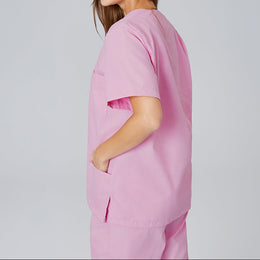 E-273-75 Schlupfkasack rosa, flieder, electric pink, coral bis  Gr.8XL mit V-Ausschnitt