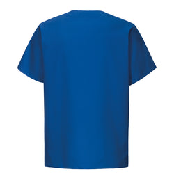E-273-75 Schlupfkasack royalblau bis Gr.8XL mit V-Ausschnitt