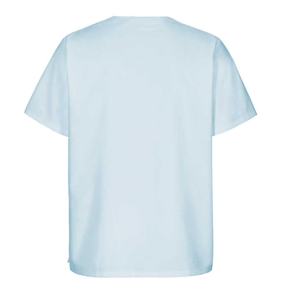 E-273-75 Schlupfkasack eisblau, light blue, petrol, teal bis  Gr.8XL mit V-Ausschnitt