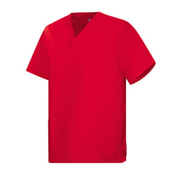 E-273-75 Schlupfkasack zitrone, orange, rot, weinrot bis  Gr.8XL mit V-Ausschnitt